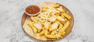 Chips, Cheese & Spicy Chicken  Large 